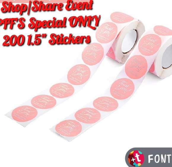 PFF'S SPECIAL OFFER 200 Black/Gold Stickers - Picture 7 of 15